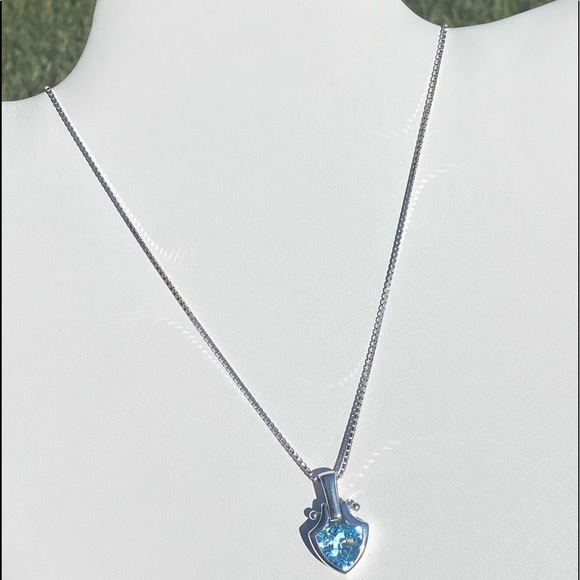 925 Aquamarine💠 Ring & Necklace set✨ - Picture 7 of 17